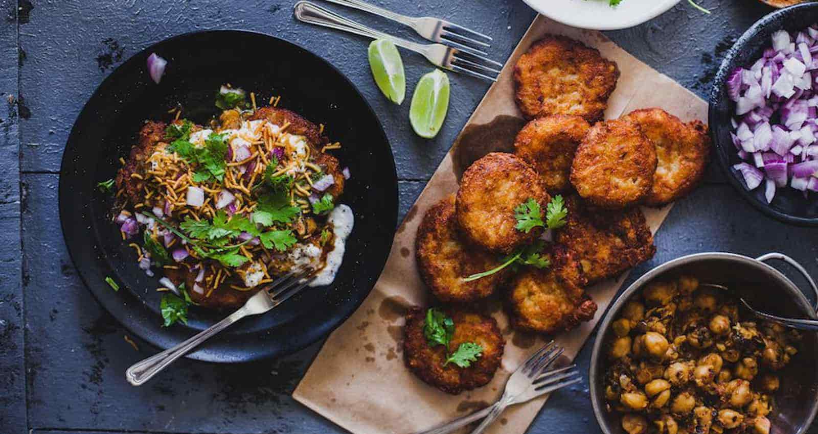 Aloo Tikki and Chole