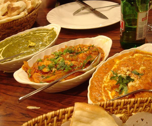 VARIETY OF INDIAN SABZI (CURRIES)